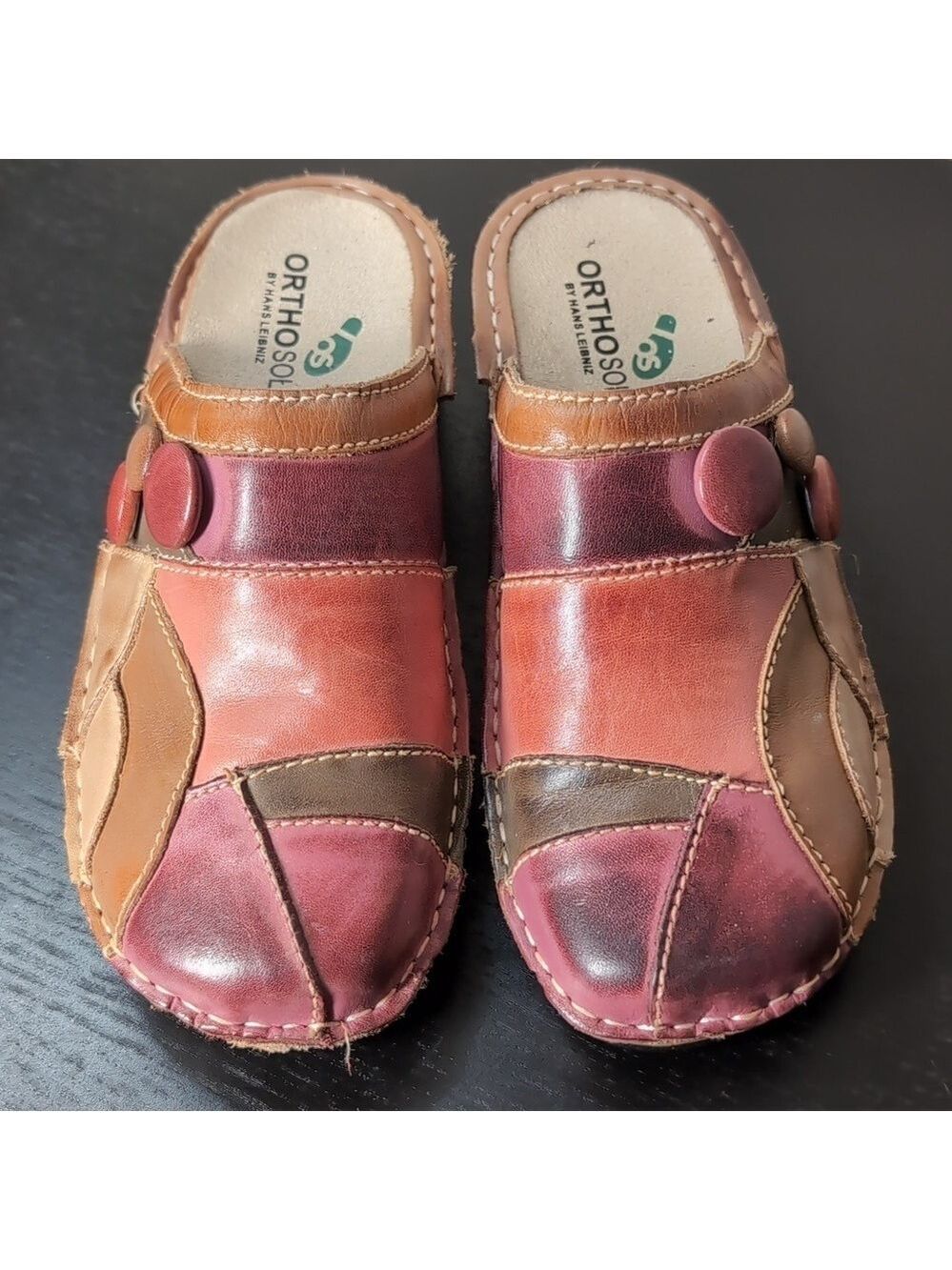 Ortho Solutions by Hans Leibniz Slip on Clogs Size 36